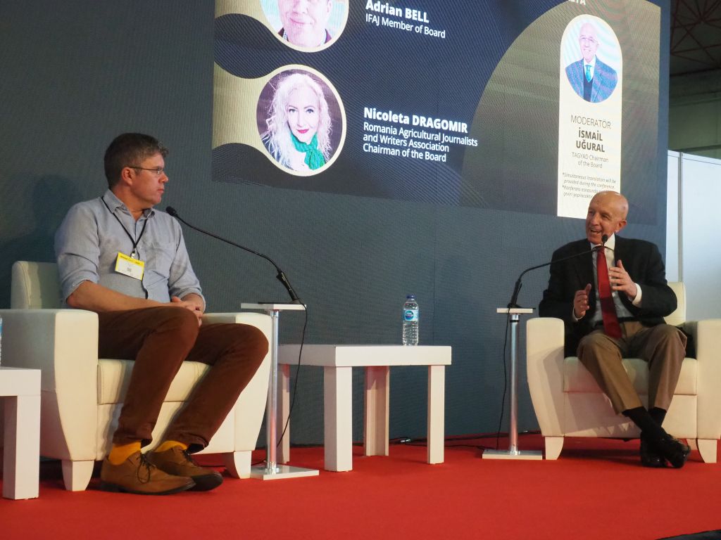 Los miembros de la IFAJ del Reino Unido y Rumanía fueron los protagonistas de la edición inaugural de Growmach, la última feria agrícola de Turquía.