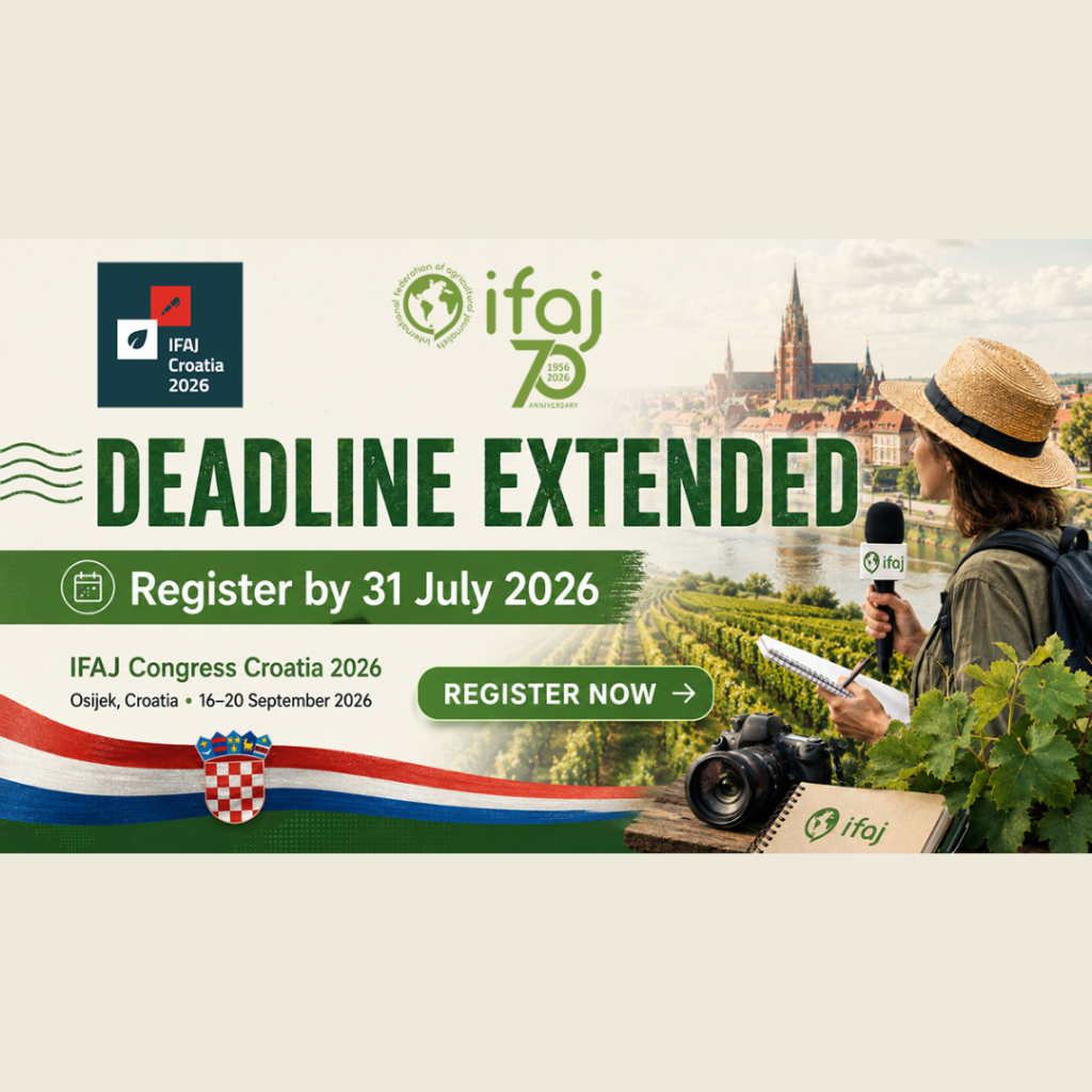 Registration is closing soon for the 70th-anniversary IFAJ World Congress, held for the first time in Osijek, Croatia.